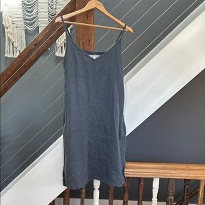 not perfect linen langley slip linen dress